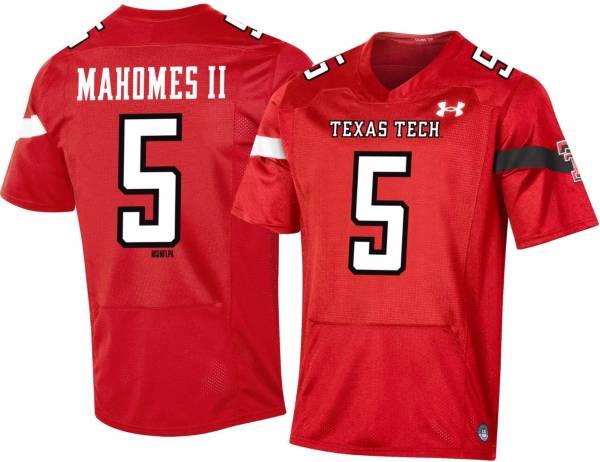 Under Armour Men's Patrick Mahomes II Texas Tech Red Raiders #5 Red Replica Football Jersey