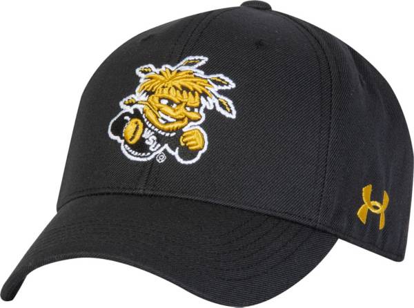 Under Armour Men's Wichita State Shockers Adjustable Black Hat