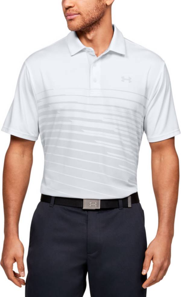 Under Armour Men's Playoff 2.0 Performance Stripe Golf Polo