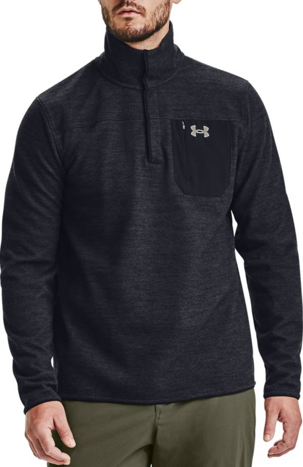 Under Armour Men's Specialist Grid Henley 1/2 Zip Sweatshirt