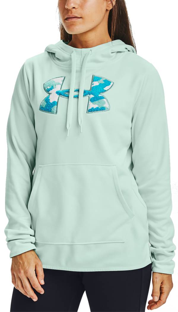 Under Armour Women's Armour Fleece Camo Shine Big Logo Hoodie