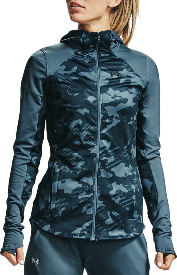 New Under Armour UA Women's Coldgear Pullover Hoodie Black 