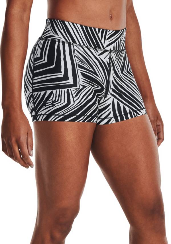 Under Armour Women's HeatGear Armour Midrise Print Shorty Shorts