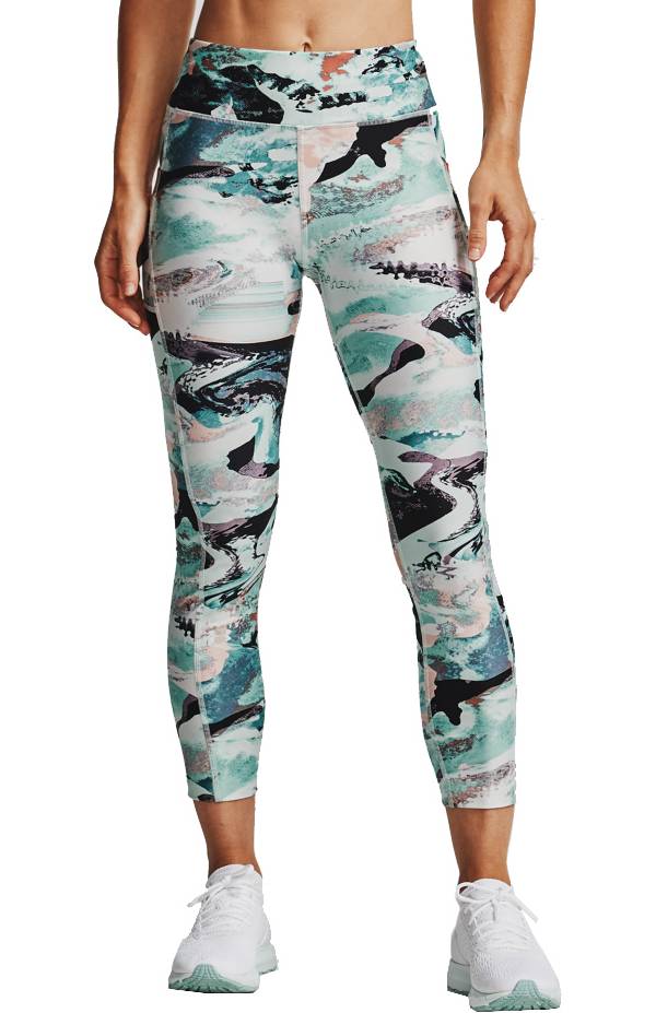 Under Armour Women's HeatGear Armour Printed Crop Pants