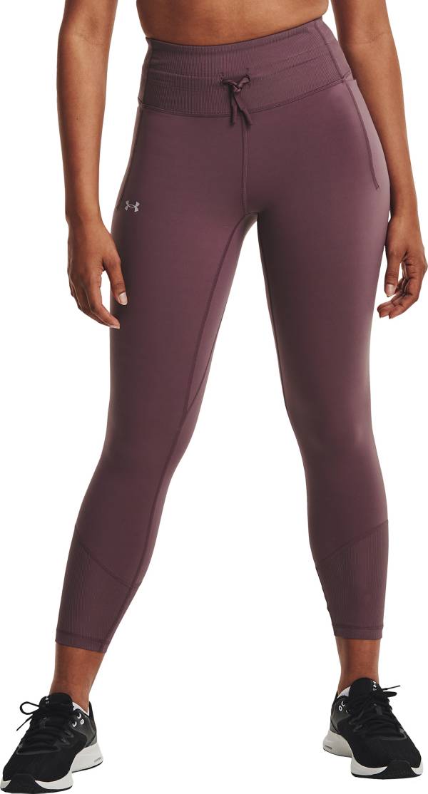 Under Armour Women's Meridian Rib No-Slip Ankle Leggings