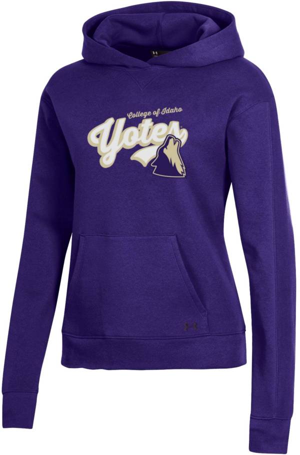 Under Armour Women's Idaho Vandals Purple All Day Pullover Hoodie