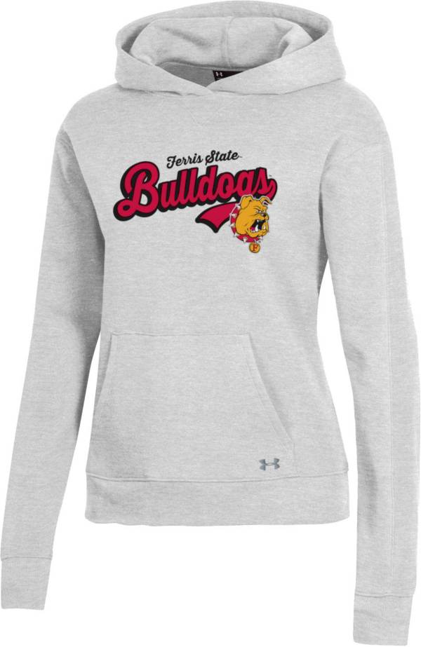 Under Armour Ferris State Bulldogs White All Day Pullover Hoodie