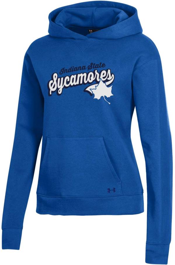 Under Armour Women's Indiana State Sycamores Sycamore Blue All Day Pullover Hoodie