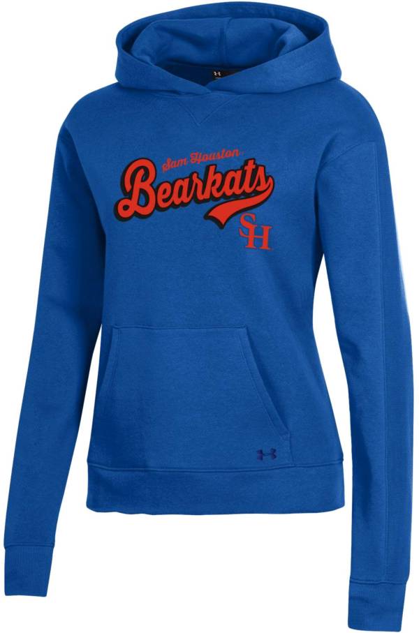 Under Armour Women's Sam Houston Bearkats Blue All Day Pullover Hoodie