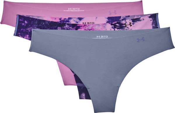 Under Armour Women's Pure Stretch Thong Underwear – 3 pack