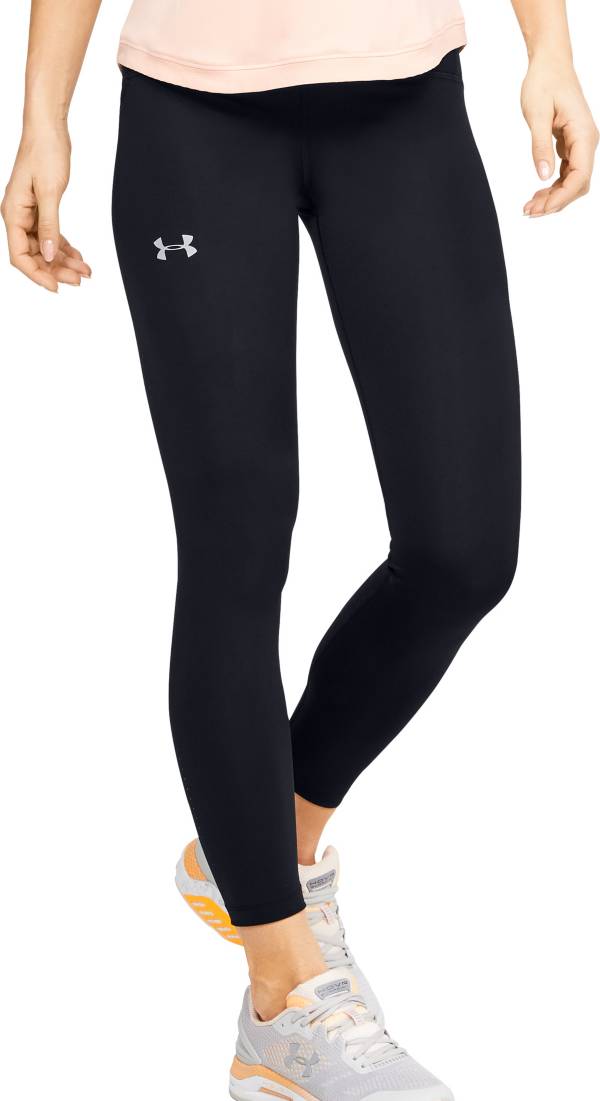 Under Armour Women's Qualifier Speedpocket Perforated Ankle Crop Leggings