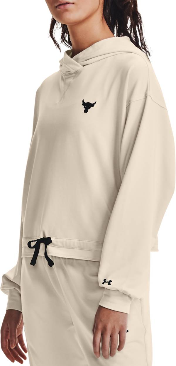 Under Armour Women's Project Rock Terry Pullover Hoodie