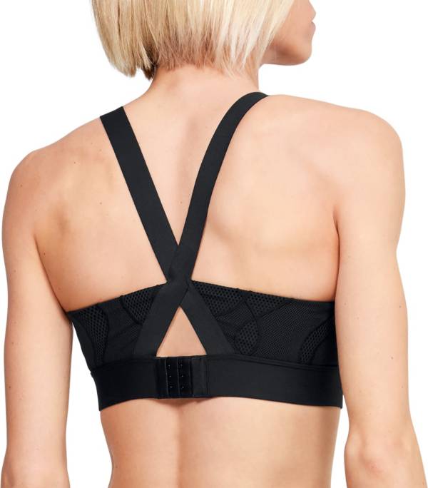 Under Armour Women's RUSH Mid Jacquard Sports Bra