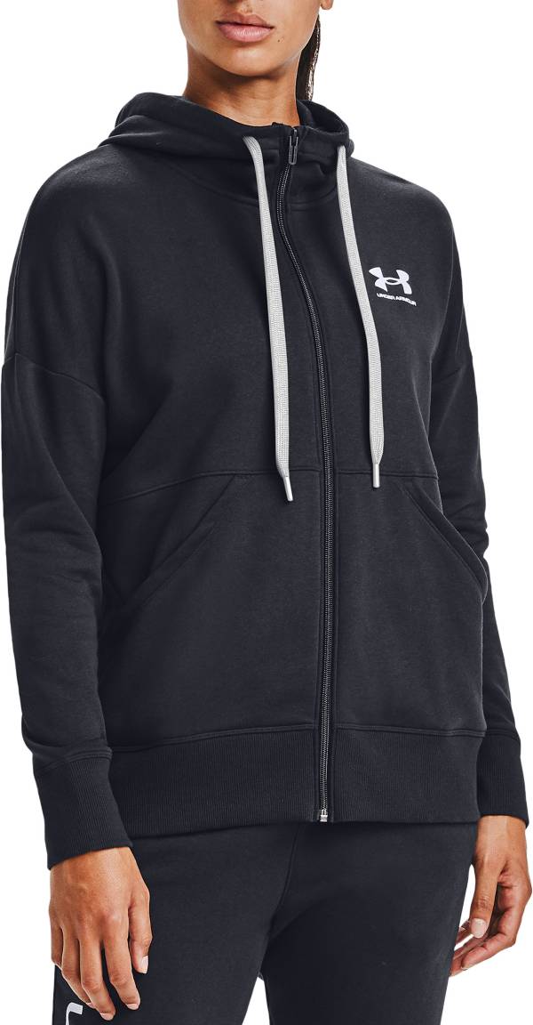 Under Armour Women's Rival Fleece Logo Full-Zip Hoodie