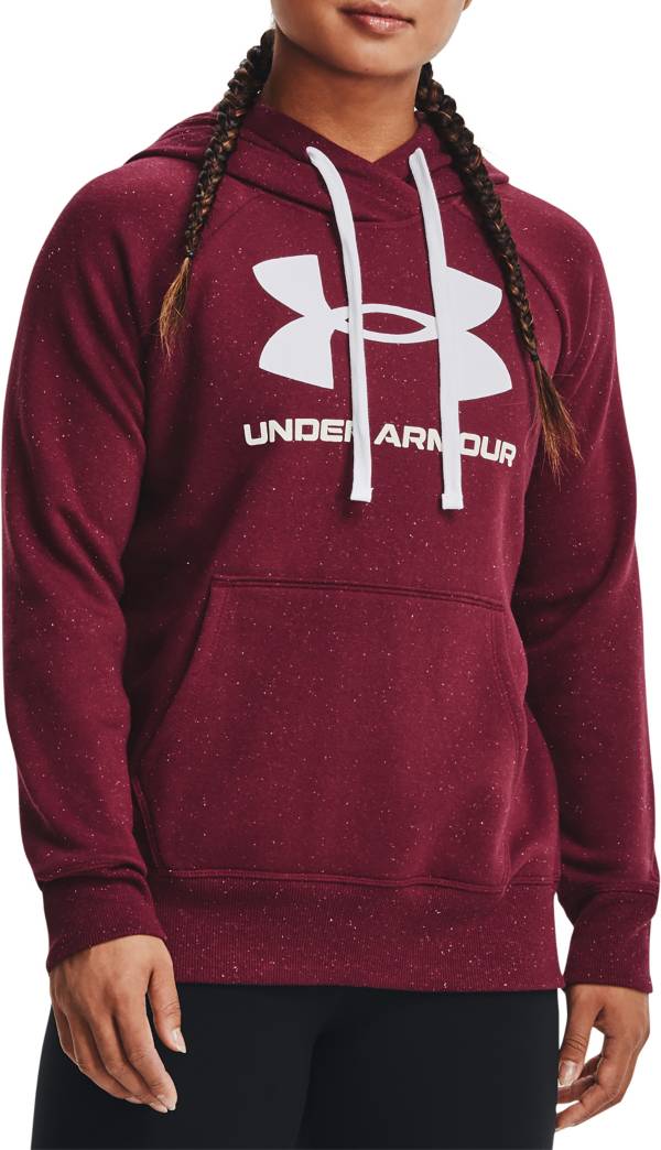 Under Armour Women's Rival Fleece Logo Pullover Hoodie