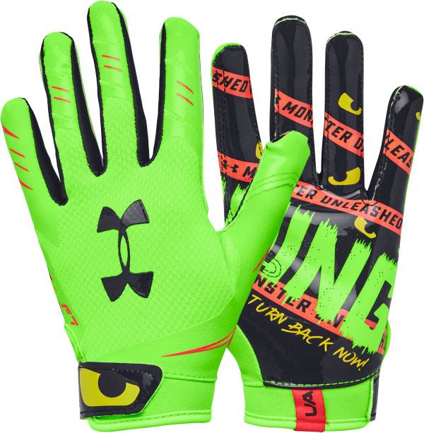 Austin Mall Youth Under Armour UA F7 Football Receiver Gloves Drip