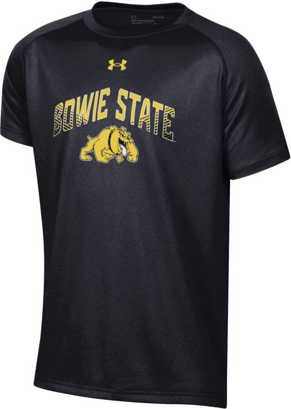 Under Armour Youth Bowie State Bulldogs Tech Performance Black T-Shirt