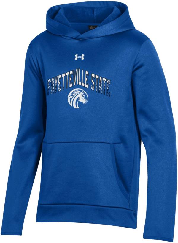 Under Armour Youth Fayetteville State Broncos Grey Tech Pullover Hoodie