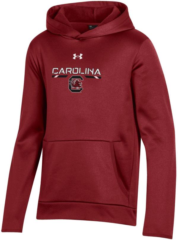 Under Armour Youth South Carolina Gamecocks Garnet Armour Fleece Pullover Performance Hoodie