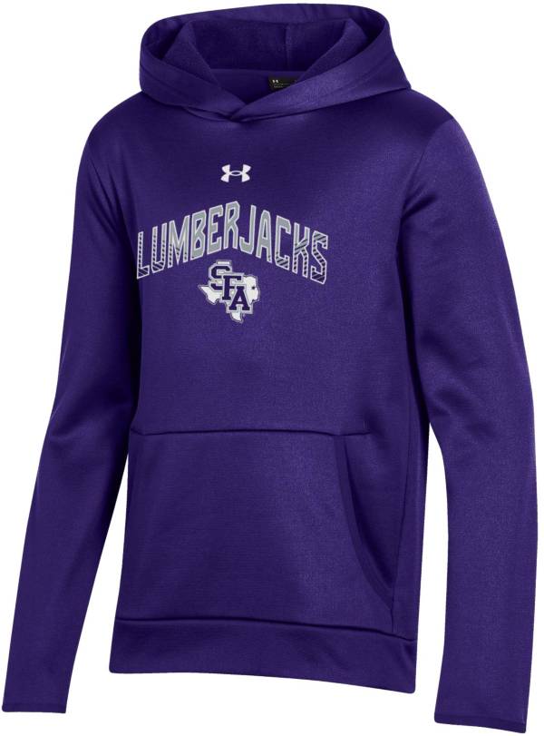 Under Armour Youth Stephen F. Austin Lumberjacks Purple Pullover Hoodie