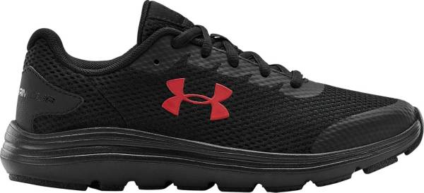 Under Armour Boys Surge 2 GS Running Shoes Trainers Sneakers Black Sports 