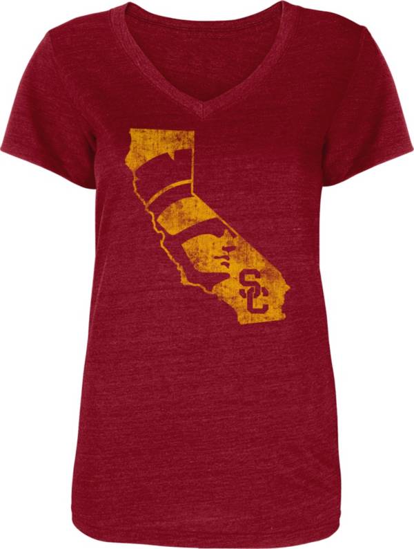 USC Authentic Apparel Women's USC Trojans Cardinal Zula T-Shirt