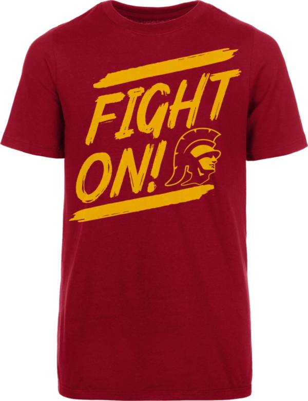 USC Authentic Apparel Youth USC Trojans Cardinal V-Neck T-Shirt