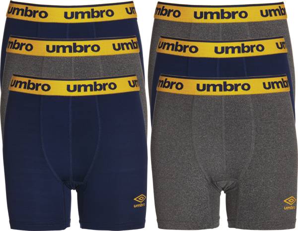 Umbro Boys' Performance Boxer Briefs – 6 Pack