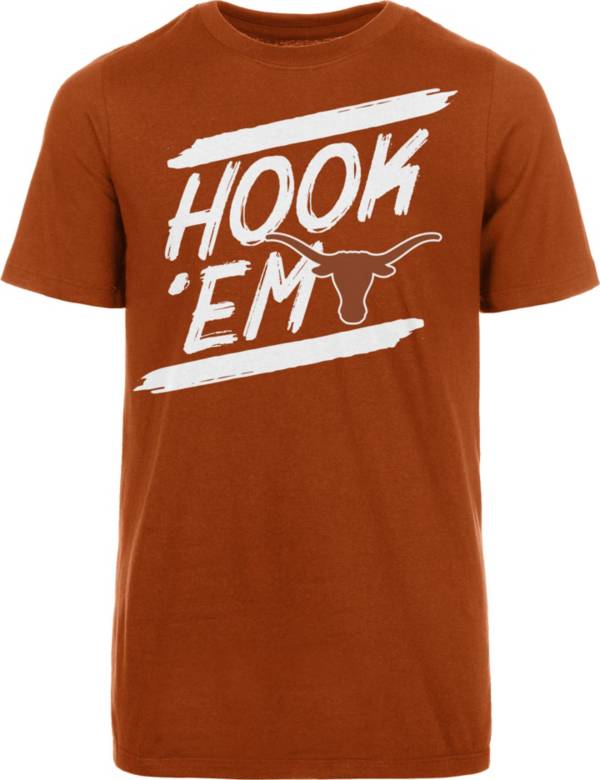University of Texas Authentic Apparel Youth Texas Longhorns Burnt Orange ‘Hook Em' T-Shirt