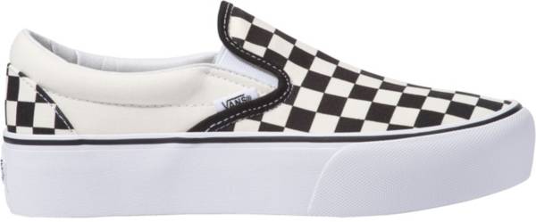 Vans Classic Slip-On Checkered Platform Shoes واقف