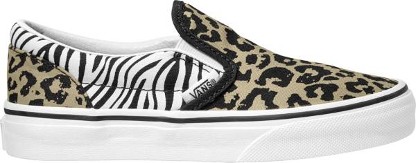 Vans Kid's Grade School Classic Slip-Animal on Print Shoes