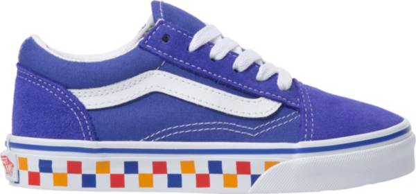 Vans Kids' Grade School Old Skool Checkered Shoes