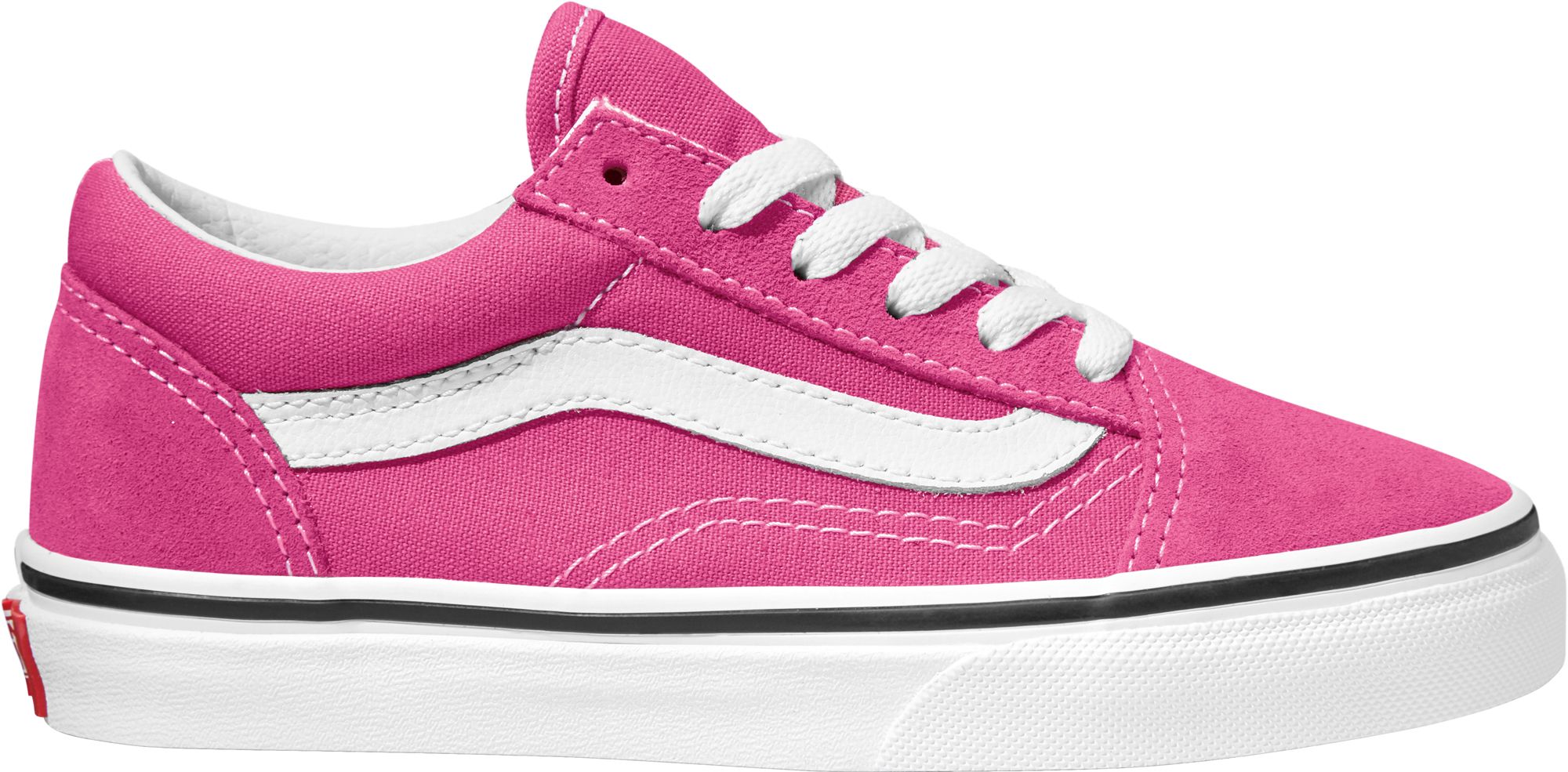 vans old skool pink and white