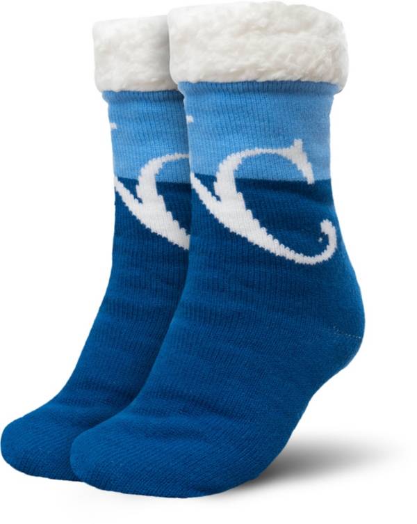 FOCO Kansas City Royals Cozy Footy Slippers product image