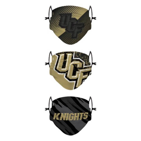 FOCO Adult UCF Knights 3-Pack Face Coverings