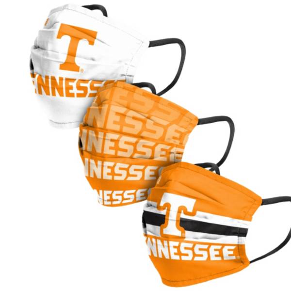 FOCO Adult Tennessee Volunteers 3-Pack Matchday Face Coverings