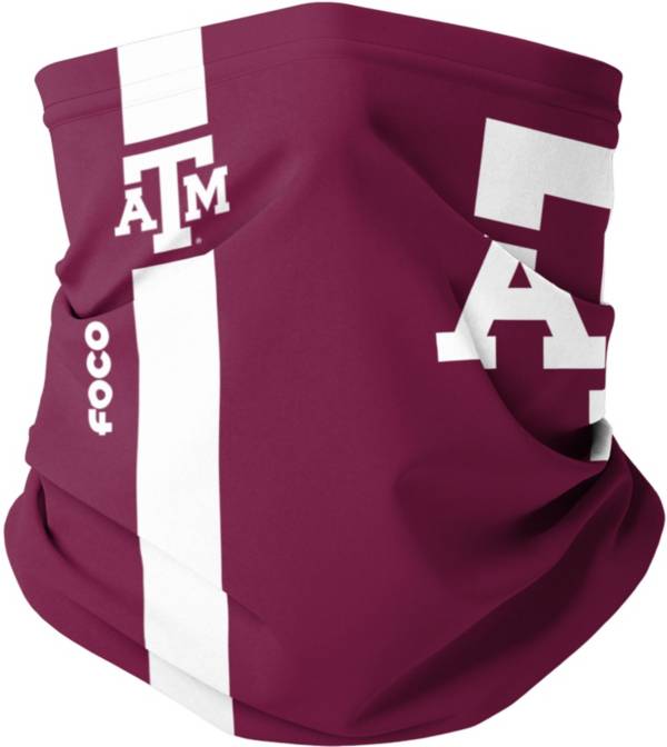 FOCO Adult Texas A&M Aggies On-Field Logo Neck Gaiter