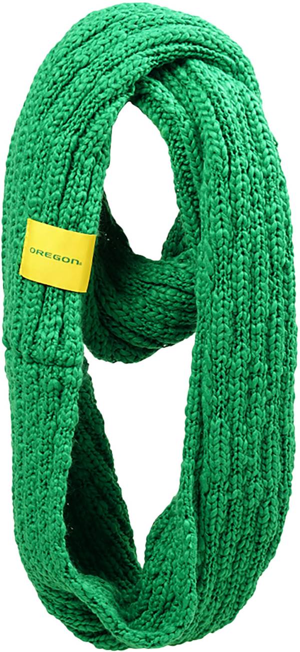 FOCO Oregon Ducks Cable Knit Infinity Scarf