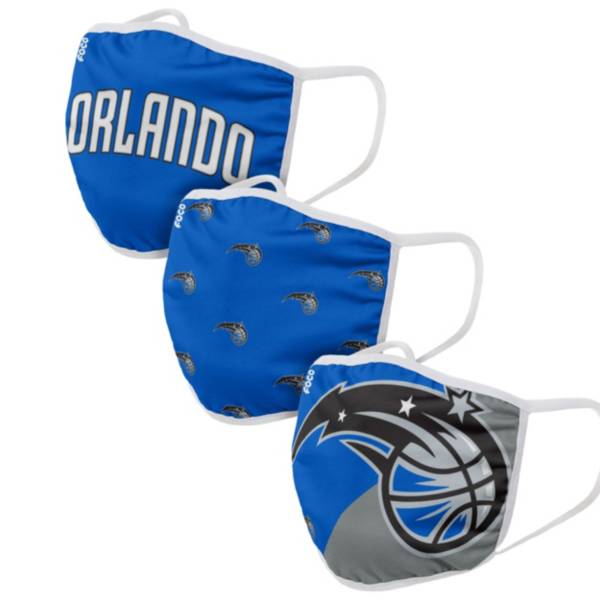 FOCO Youth Orlando Magic 3-Pack Face Coverings