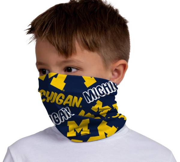 FOCO Youth Michigan Wolverines Mascot Neck Gaiter