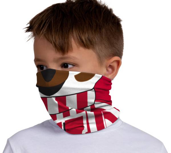 FOCO Youth Wisconsin Badgers Mascot Neck Gaiter