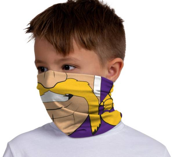 FOCO Youth Minnesota Vikings Mascot Neck Gaiter