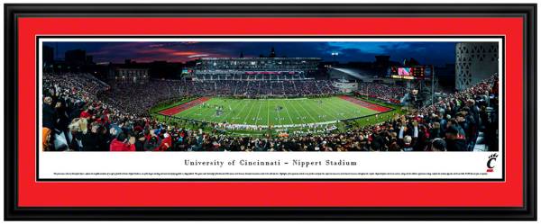Blakeway Panoramas Cincinnati Bearcats Double Mat Deluxe Frame