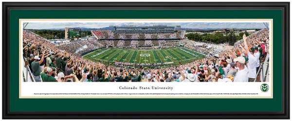 Blakeway Panoramas Colorado State Rams Double Mat Deluxe Frame