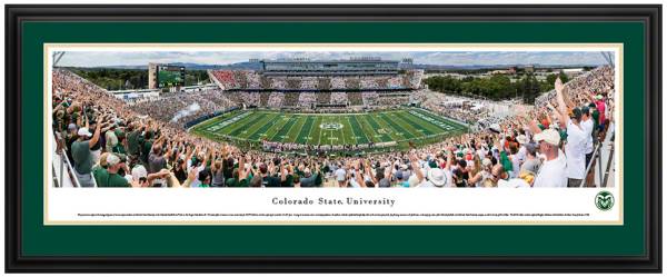 Blakeway Panoramas Colorado State Rams Double Mat Deluxe Frame product image