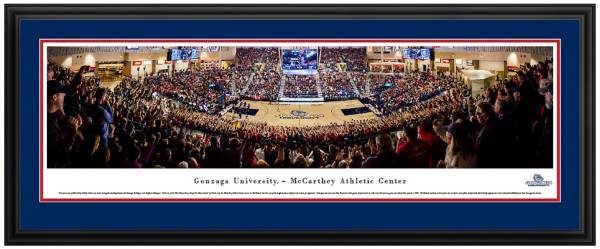 Blakeway Panoramas Gonzaga Bulldogs Double Mat Deluxe Frame