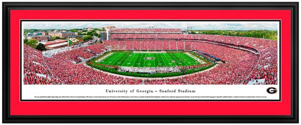 Blakeway Panoramas Georgia Bulldogs Double Mat Deluxe Frame