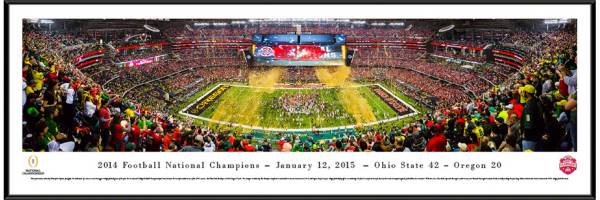 Blakeway Panoramas Ohio State Buckeyes Double Mat Deluxe Frame product image