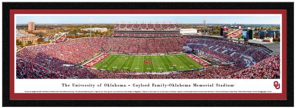 Blakeway Panoramas Oklahoma Sooners Single Mat Select Frame