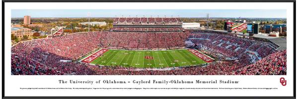 Blakeway Panoramas Oklahoma Sooners Standard Frame